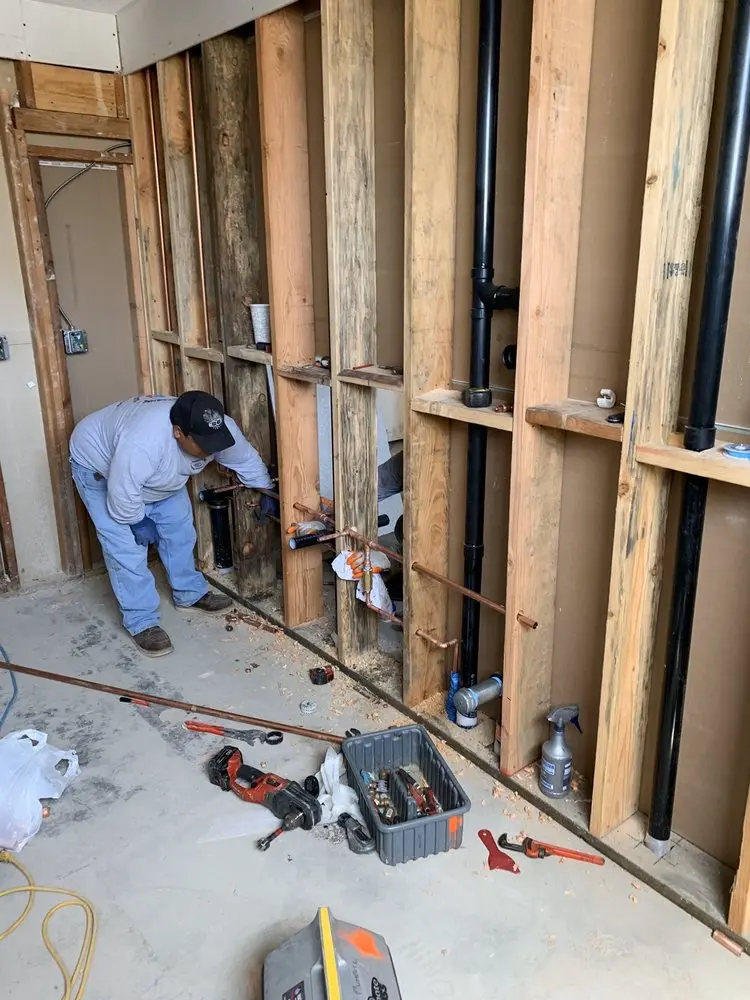 Commercial rough-in plumbing for Gas Line Repair in Thomasdale